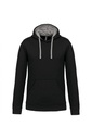 K446 - Hooded sweater met gecontrasteerde capuchon Man