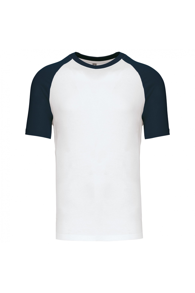 K330 - Baseball - Tweekleurig t-shirt